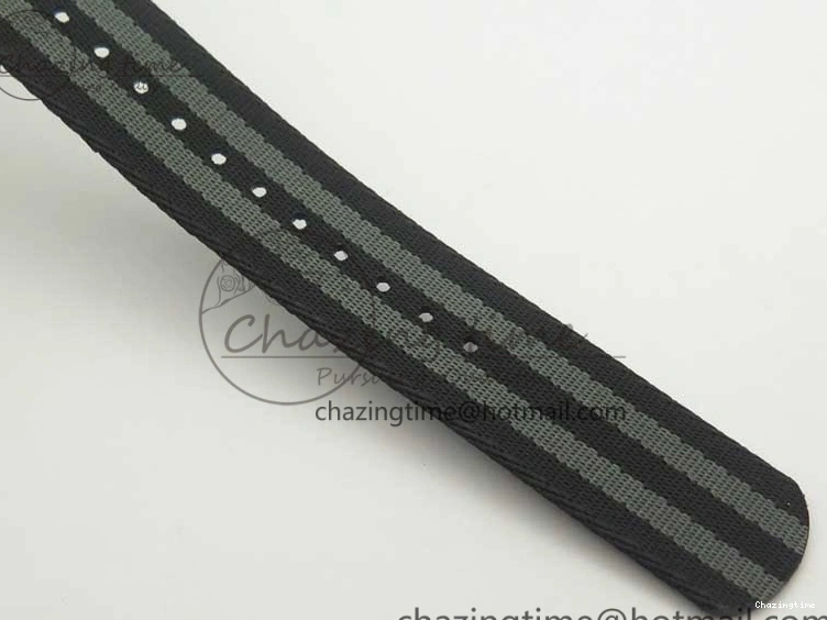 0324 2018 Seamaster Diver 300M VSF Best Edition Black Ceramic Dial on Black Gray Nato Strap A Unique 8057